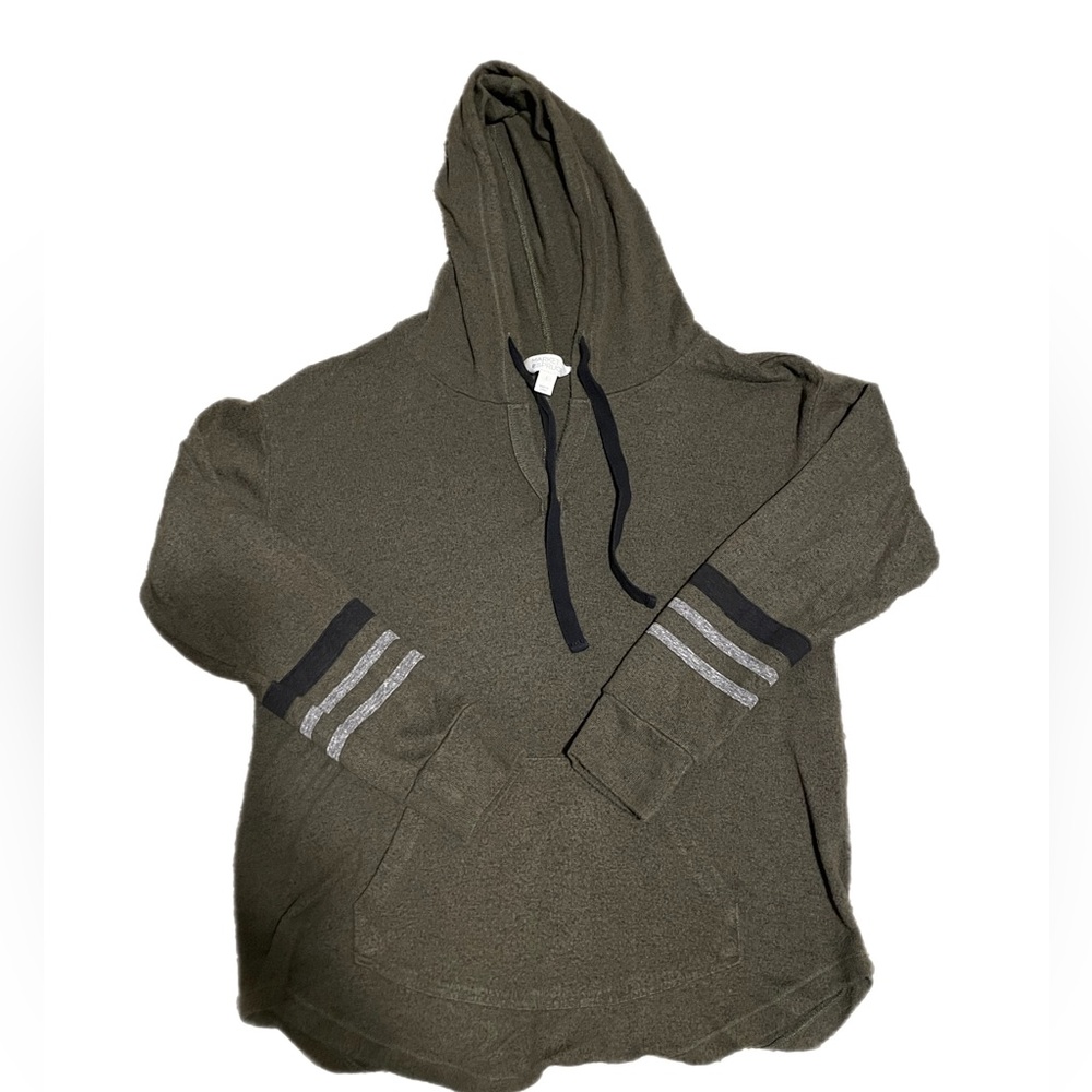 Market & Spruce l/s hooded knit sweater size Medium
